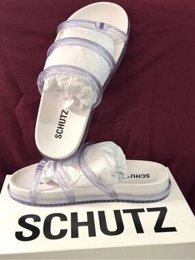 SCHUTZ Clear Jelly sandals